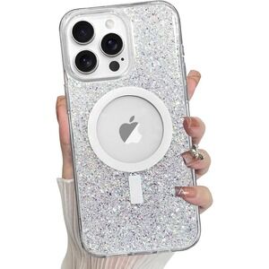 Sparkle Glitter iPhone 15 Pro‎ Case MagSafe Compatible